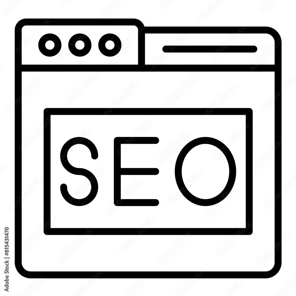 Web Seo vector icon. Can be used for Business and HR iconset. Web Seo vector icon. Can be used for Business and HR iconset.