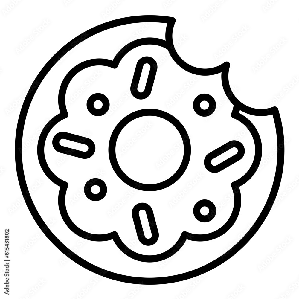 Doughnut vector icon. Can be used for World Cuisine iconset. Doughnut vector icon. Can be used for World Cuisine iconset.