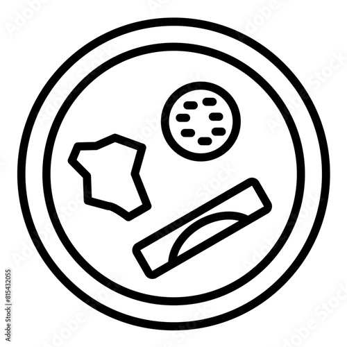 Masala Dosa vector icon. Can be used for World Cuisine iconset.