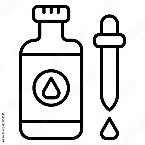 Essentail Oil vector icon. Can be used for Spa iconset.