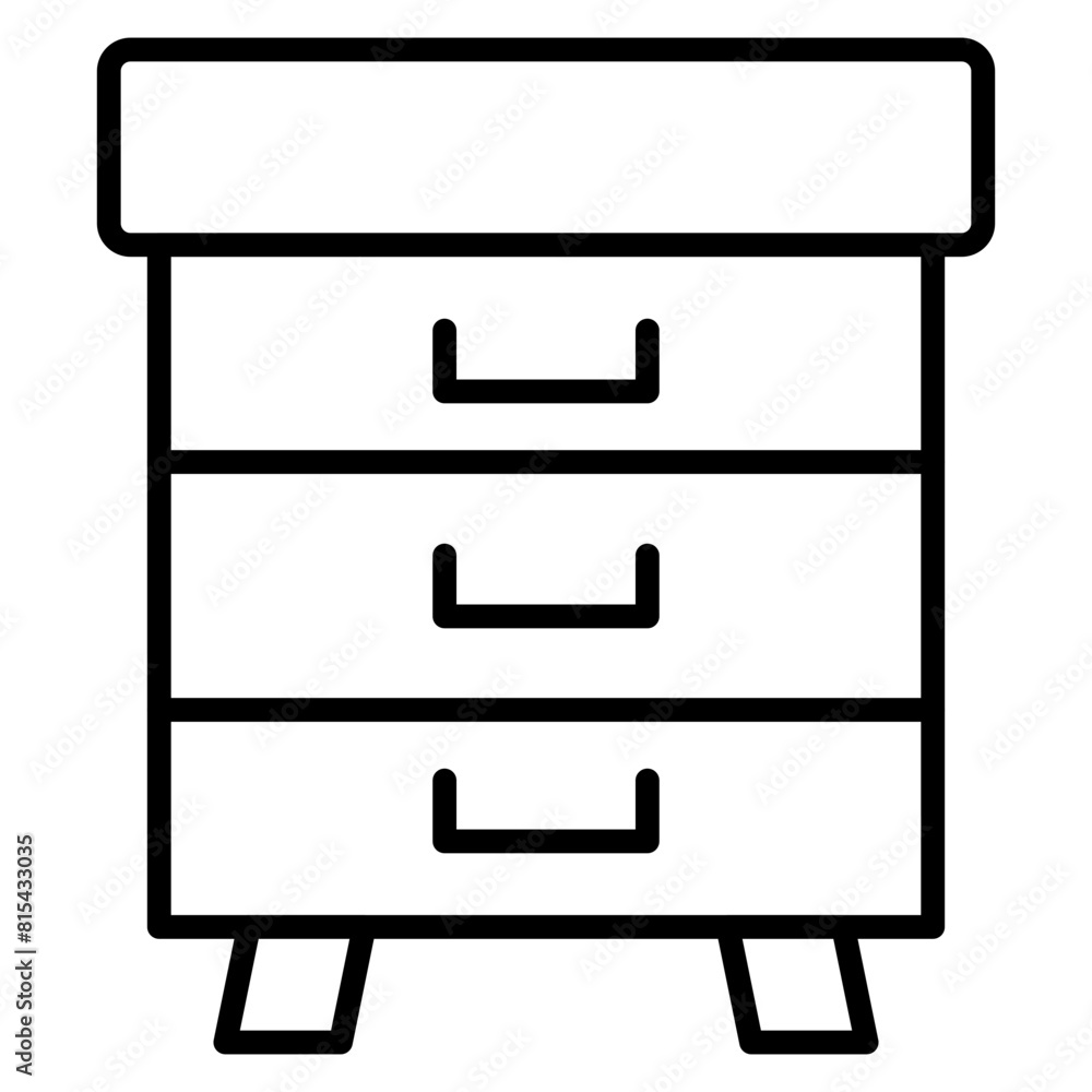 Drawers vector icon. Can be used for Business and Finance iconset. Drawers vector icon. Can be used for Business and Finance iconset.