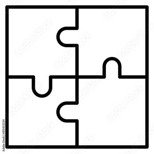 Puzzle Solution vector icon. Can be used for Business and Finance iconset.