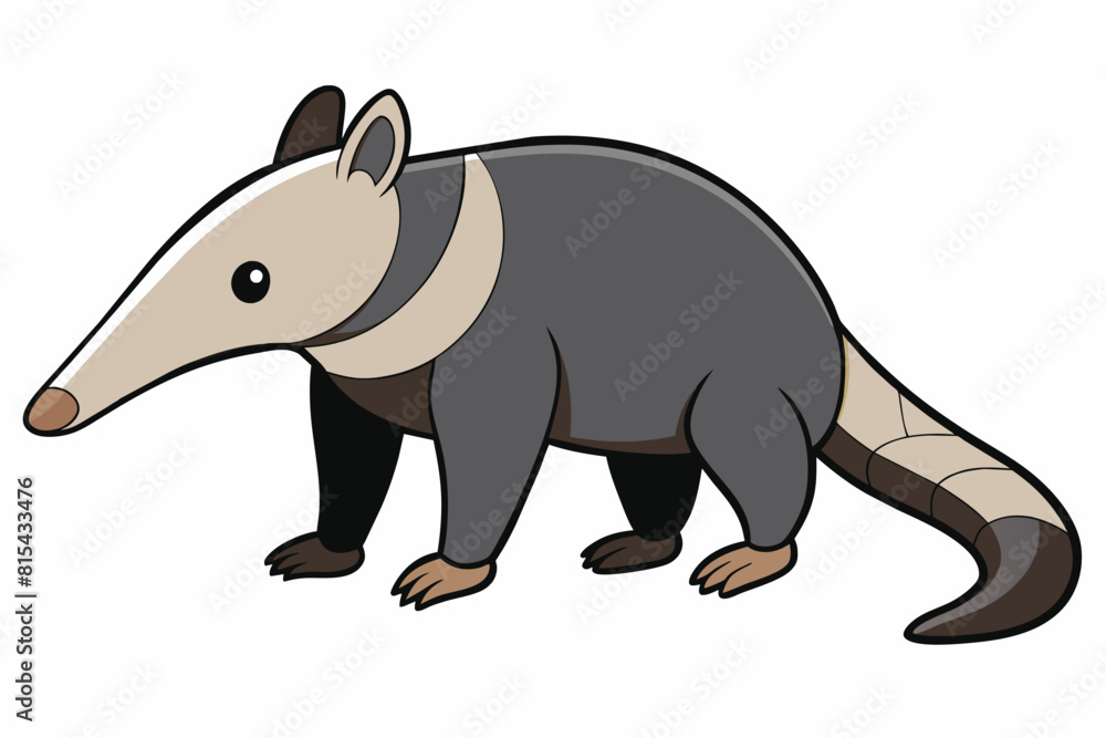 anteater cartoon vector illustration anteater cartoon vector illustration