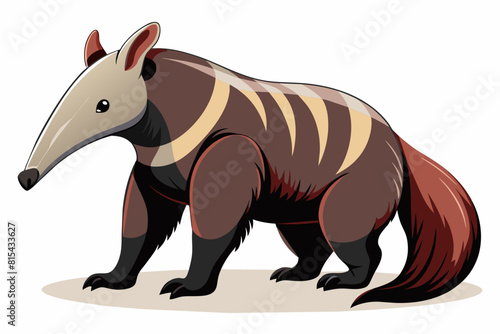 anteater cartoon vector illustration