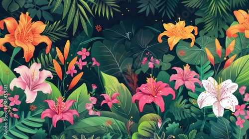 Refined Flower and Plant Illustrations Demonstrating Nature's Artistry  © lan