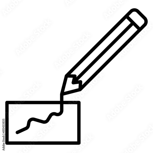 Pencil vector icon. Can be used for Home Improvements iconset.