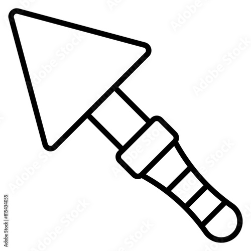 Trowel vector icon. Can be used for Home Improvements iconset.