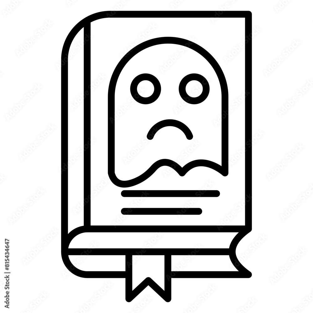Literary Horror vector icon. Can be used for Literature iconset. Literary Horror vector icon. Can be used for Literature iconset.