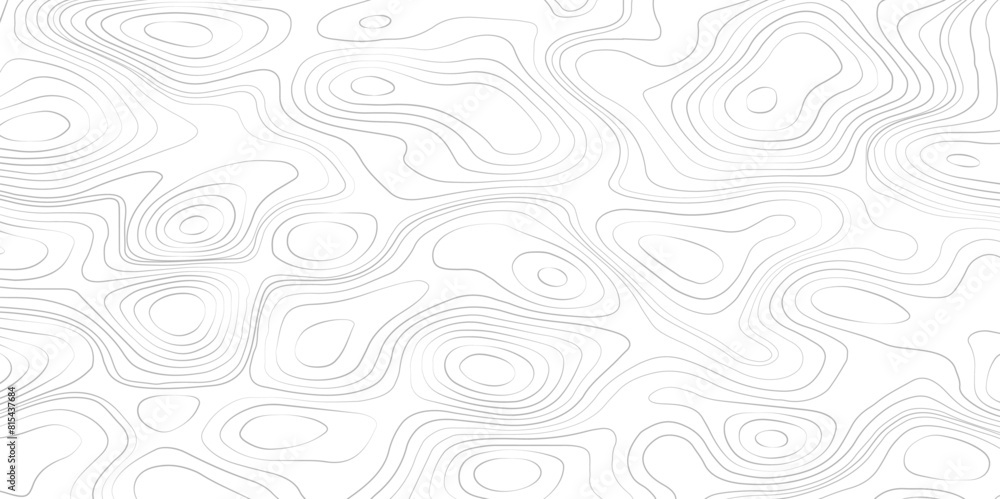 Abstract Topographic Contour Line Pattern in Gray and White, Retro topographic map. geographic contour map paper Abstract Topographic Contour Line Pattern in Gray and White, Retro topographic map. geographic contour map paper