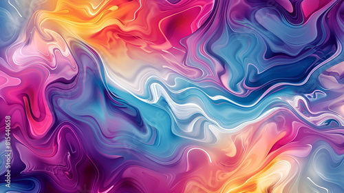 Colorful paint mix with gradient vivid colors  Swirling colors in a vibrant abstract background  Liquid holographic surreal pattern  Abstract blue and pink wavy silk background  Modern liquid neon  