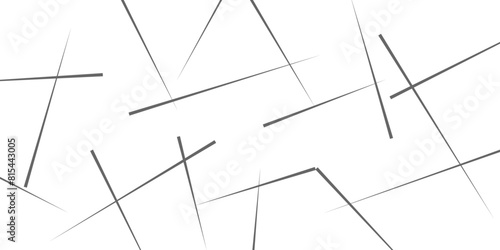 Black and gray outline monochrome texture. Vector illustration. Abstract white background with random black lines