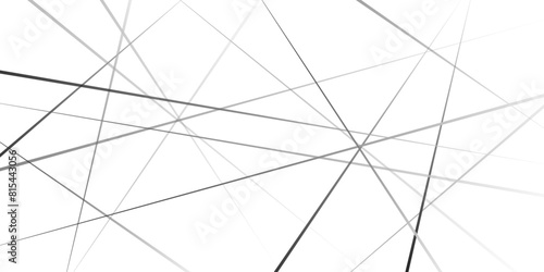 Black and gray outline monochrome texture. Vector illustration. Abstract white background with random black lines