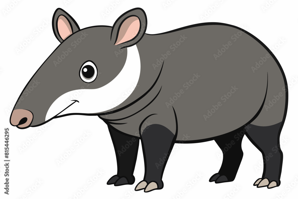 tapir cartoon vector illustration tapir cartoon vector illustration