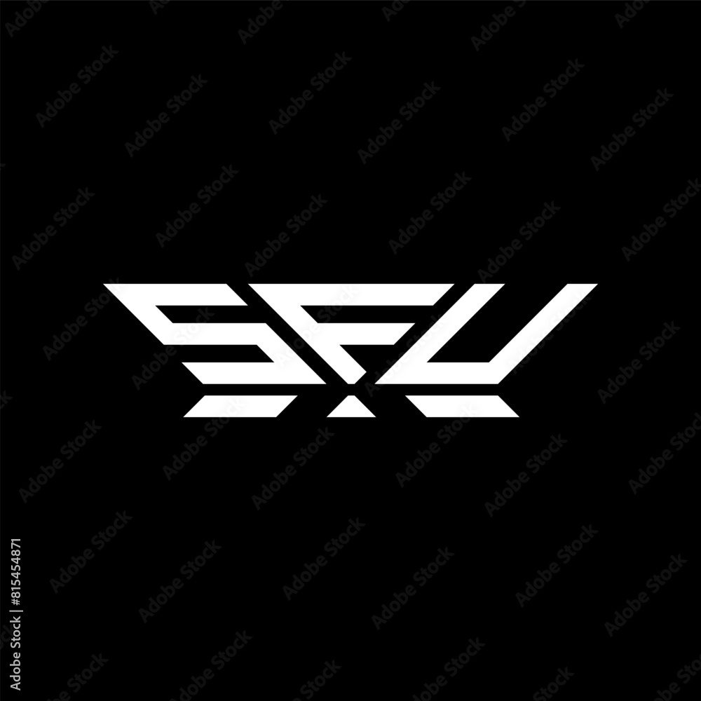 SFU letter logo vector design, SFU simple and modern logo. SFU luxurious alphabet design SFU letter logo vector design, SFU simple and modern logo. SFU luxurious alphabet design