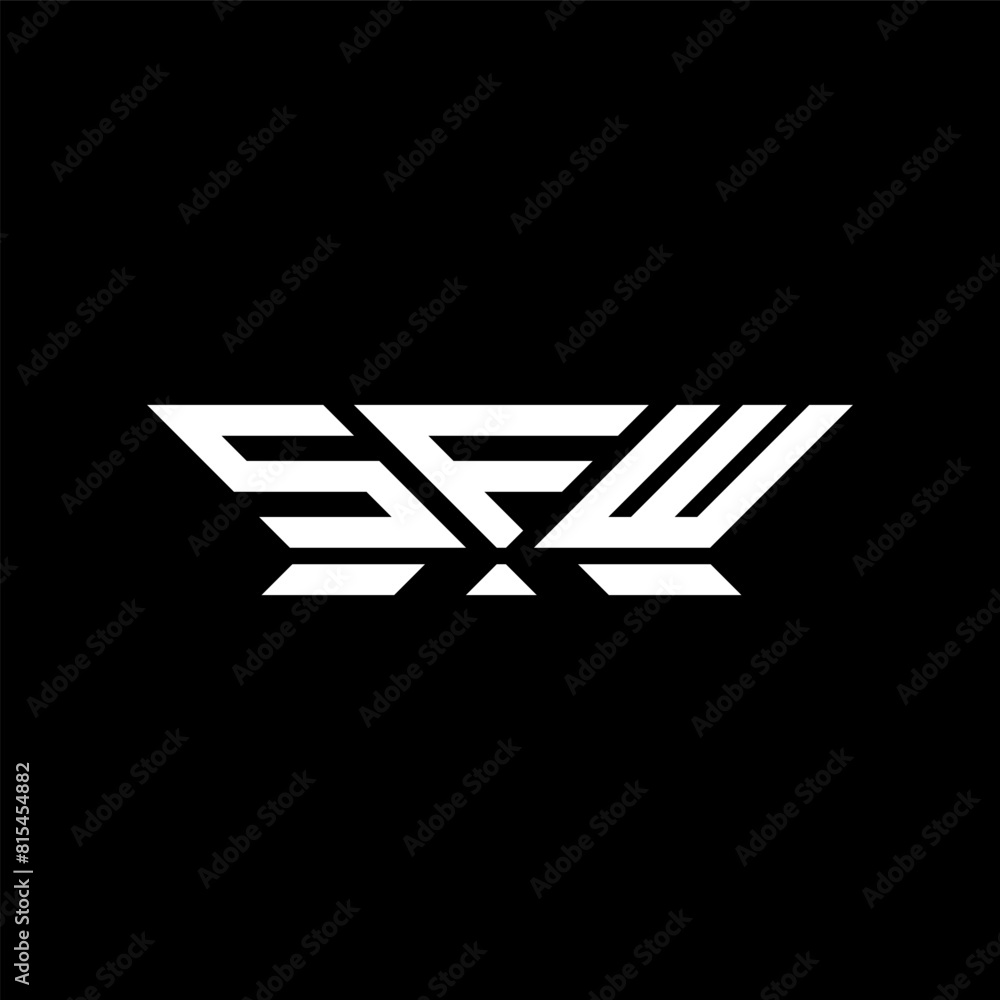 SFW letter logo vector design, SFW simple and modern logo. SFW luxurious alphabet design SFW letter logo vector design, SFW simple and modern logo. SFW luxurious alphabet design