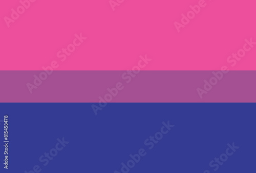 Bisexual pride flag in vector format