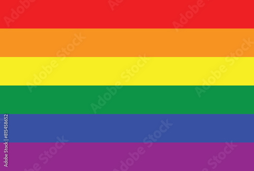 Rainbow flag in vector format