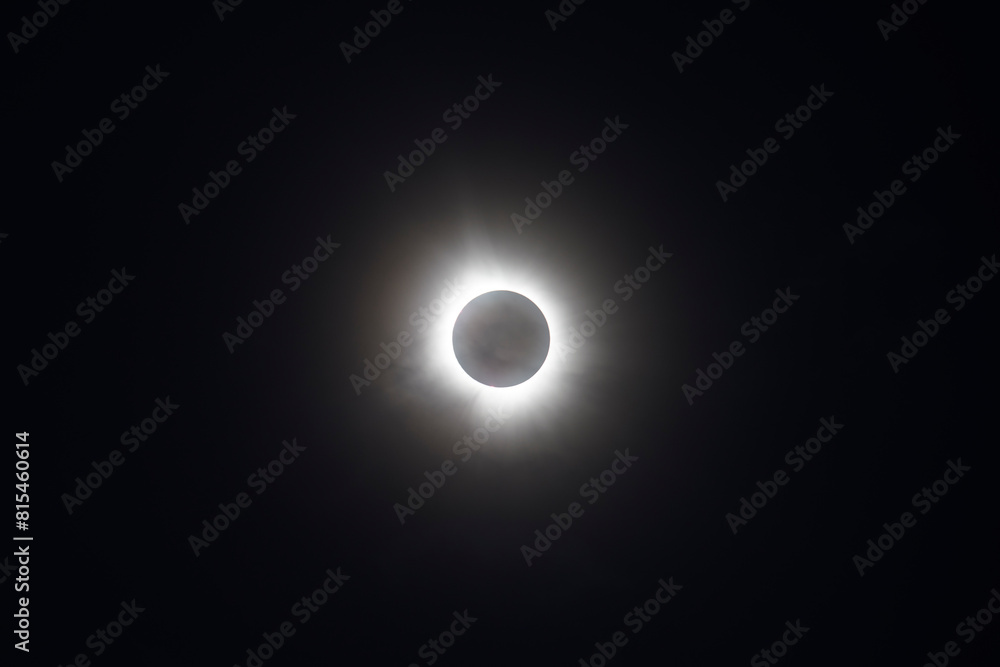 Solar flares visible during a total solar eclipse. Solar flares visible during a total solar eclipse.