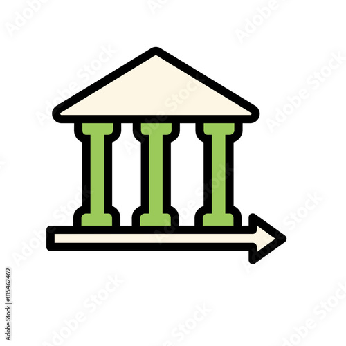 Bank Building Icon