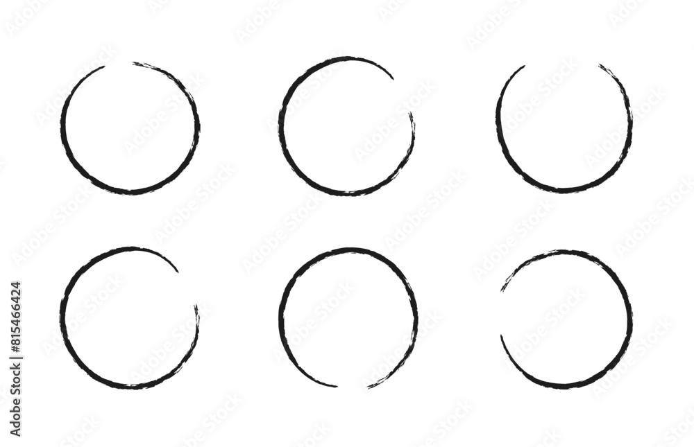 Crayon circle highlight for social media stories. Stylish design element for beauty shop,bloggers and social page cover. Vector chalk round marker strokes Crayon circle highlight for social media stories. Stylish design element for beauty shop,bloggers and social page cover. Vector chalk round marker strokes