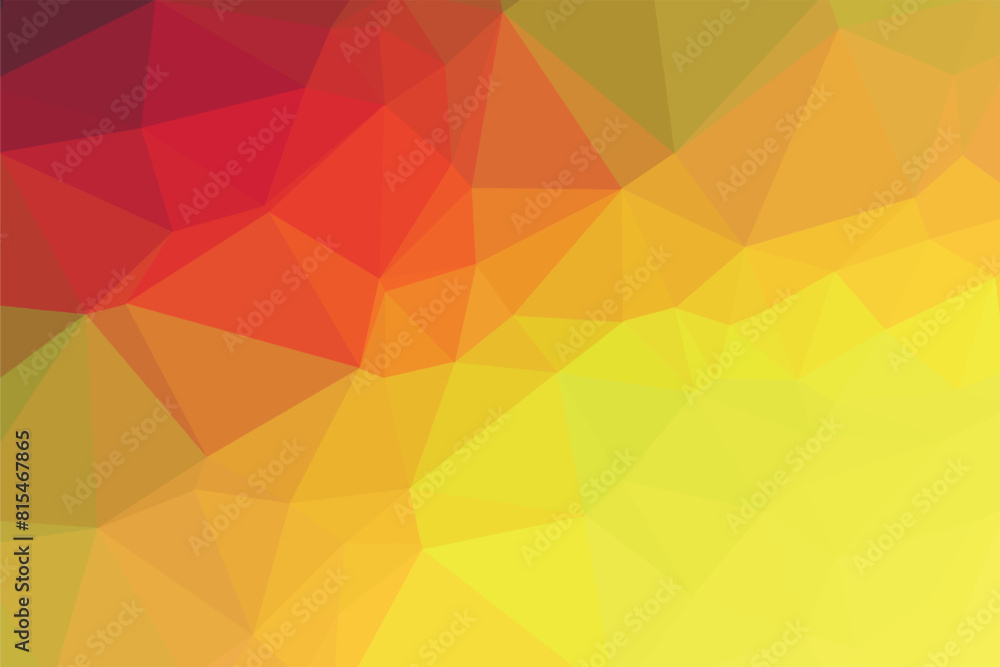 Obraz premium Gradient violet polygon pattern. Low poly design. Vector illustration 