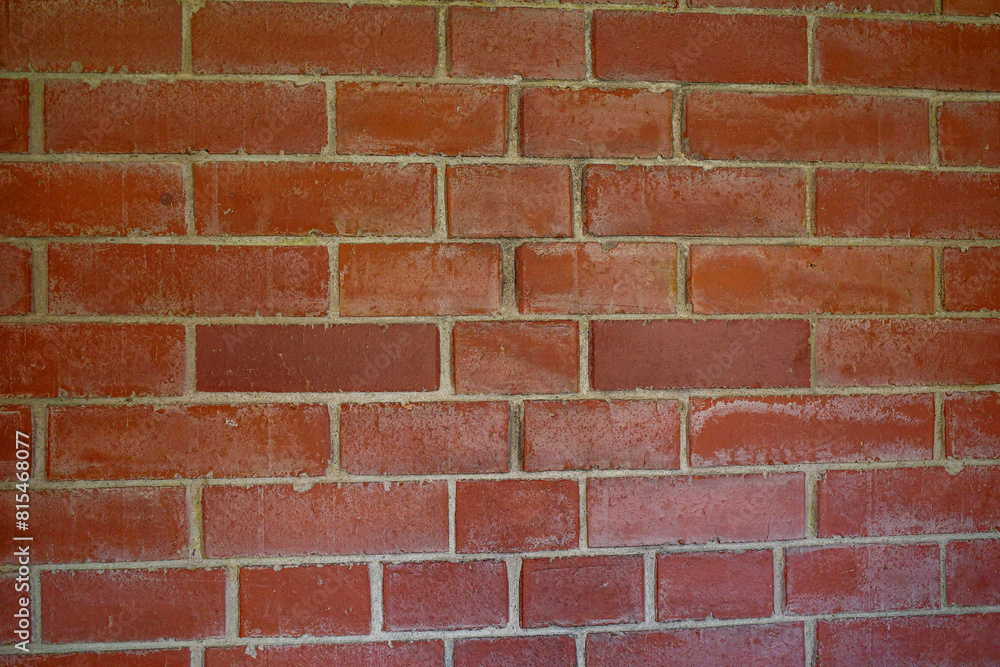 Obraz premium A fragment of an old brick wall in close-up