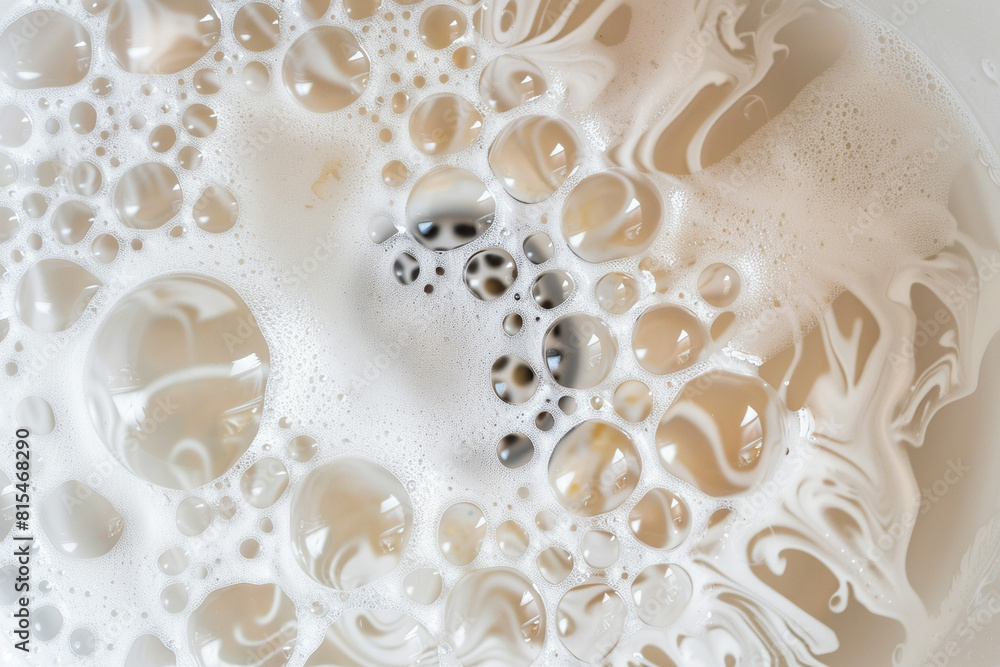 Soap suds creating intricate patterns in a sink, super realistic Soap suds creating intricate patterns in a sink, super realistic