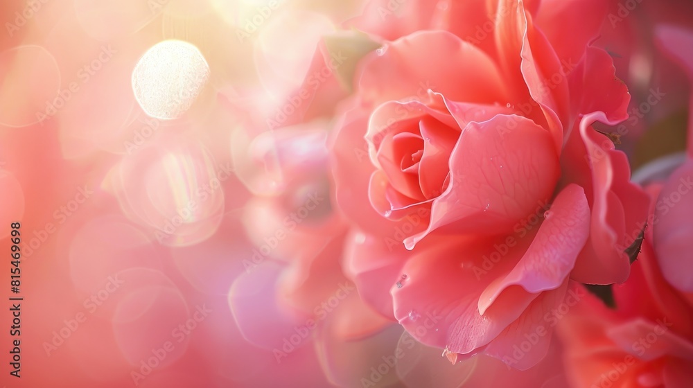 Soft and blurry style of a rose colored background Soft and blurry style of a rose colored background