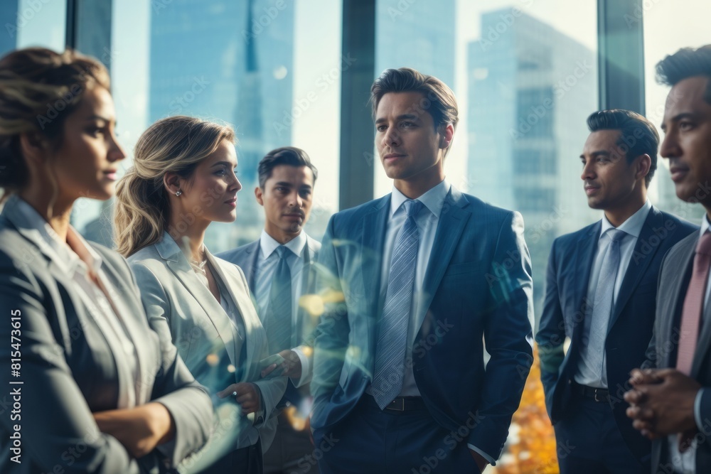 business people conference in city office building in city buildings background business people conference in city office building in city buildings background