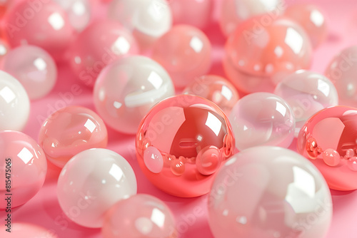 pink and white balloons © osagvsa