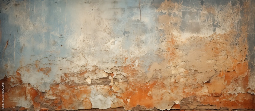 High resolution copy space image featuring textures of cracked and peeling paint on a concrete wall High resolution copy space image featuring textures of cracked and peeling paint on a concrete wall