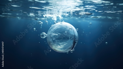 Underwater Sphere Reflection