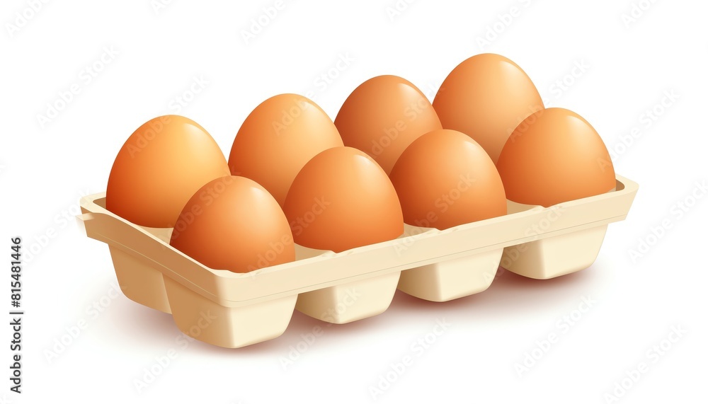 Egg box flat design front view farm produce theme water color Monochromatic Color Scheme Egg box flat design front view farm produce theme water color Monochromatic Color Scheme