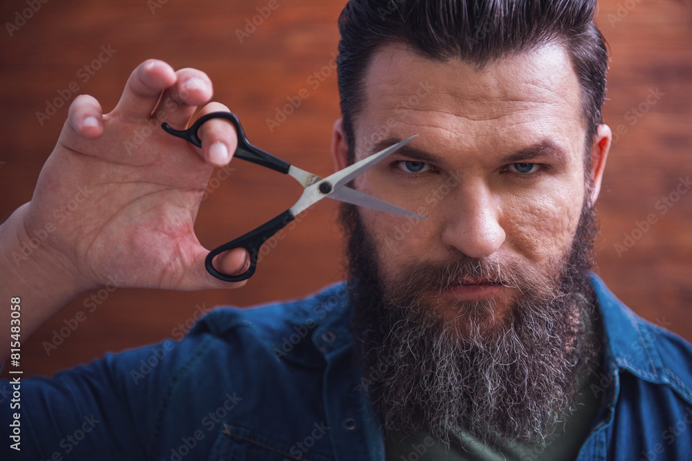 Obraz premium Man with beard