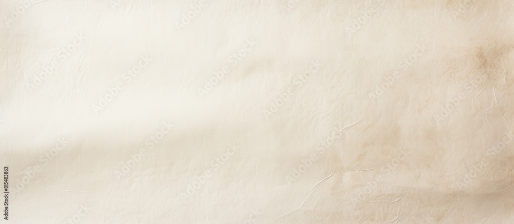 The background texture of the white beige paper is light and rough with spotted marks making it a blank canvas with ample copy space The background texture of the white beige paper is light and rough with spotted marks making it a blank canvas with ample copy space