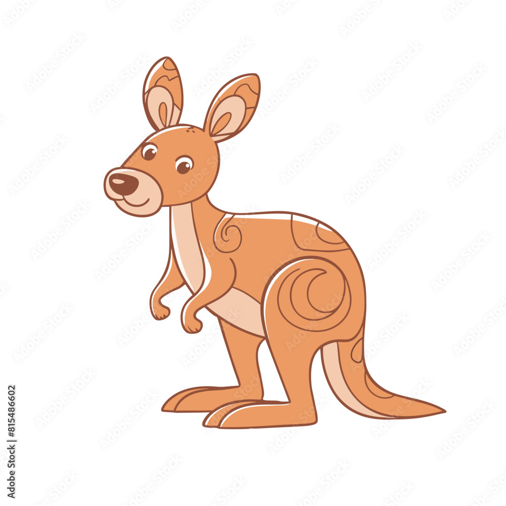 Kangaroo Doodle Art: Whimsical Sketch of an Iconic Zoo Animal Kangaroo Doodle Art: Whimsical Sketch of an Iconic Zoo Animal