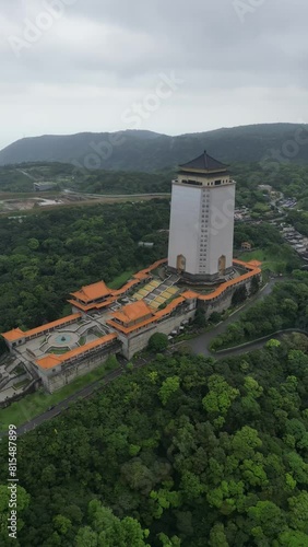Wallpaper Mural Aerial video of True Dragon Temple Taiwan Torontodigital.ca