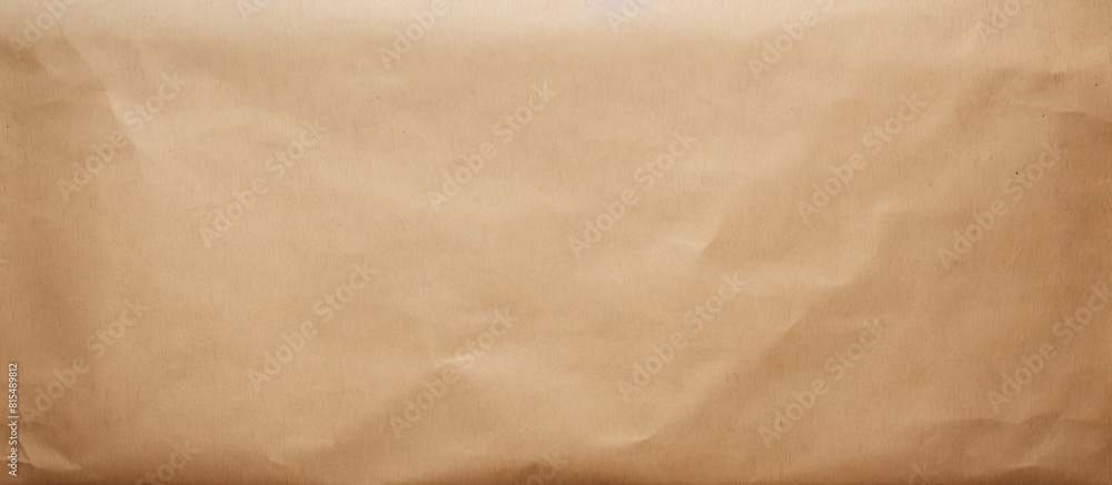 Beige toned kraft paper with diverse texture serves as a backdrop featuring a mockup area for text. Creative banner. Copyspace image Beige toned kraft paper with diverse texture serves as a backdrop featuring a mockup area for text. Creative banner. Copyspace image