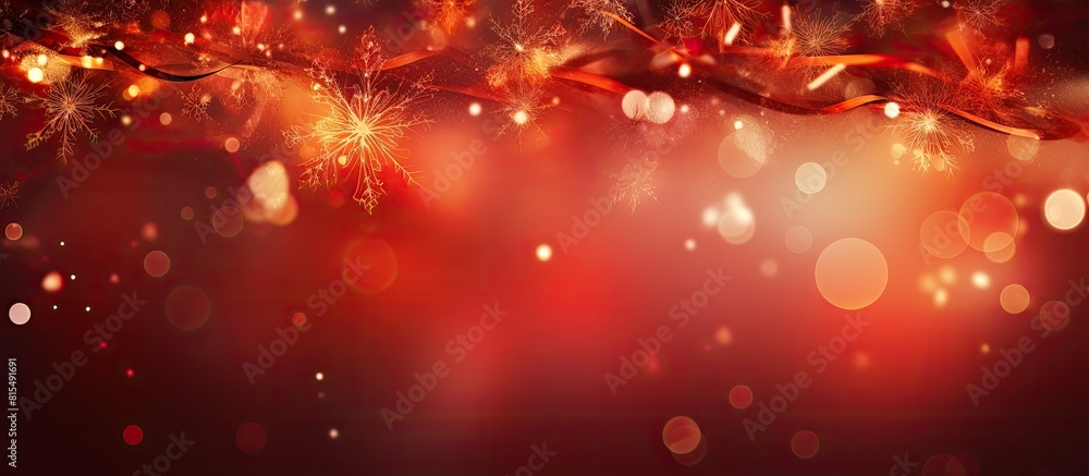 A festive background with a Christmas theme. Creative banner. Copyspace image