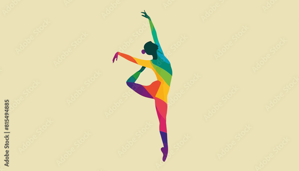 Silhouetted Dancer's Arms Reaching for the Sky Silhouetted Dancer's Arms Reaching for the Sky