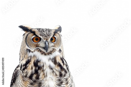 owl isolated on white
