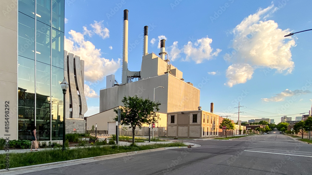 Fototapeta premium Downtown Photos at Golden Hour