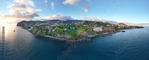 entorno de san vicente en la isla de madiera a vista de drone photo