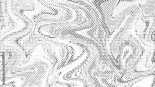 Abstract black and white psychedelic seamless marble pattern with hallucination swirls. Vector liquid monochrome acrylic texture. Flow art. Tie dye simple artistic effect.	