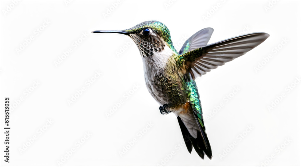 Fototapeta premium Hummingbird on transparent background