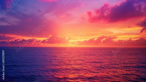 tropical sunset gradient  fiery oranges  pinks  and purples