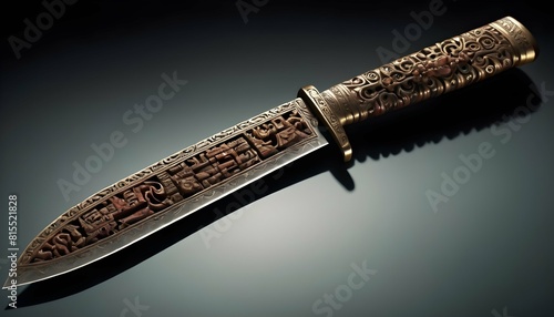 A ceremonial sacrificial knife used in ancient rit upscaled_2