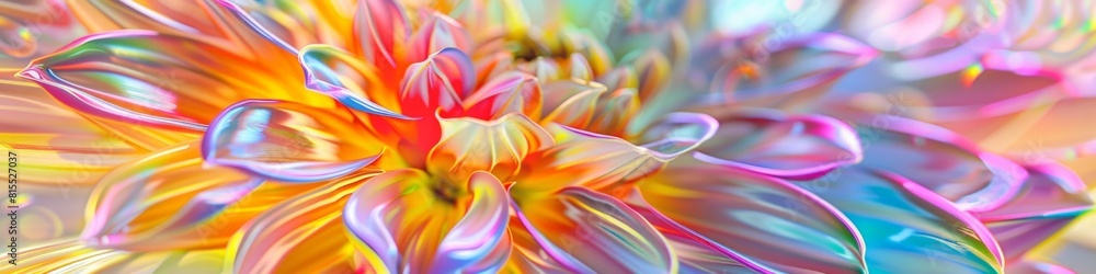 Ultra-Wide Vivid Macro Floral Banner Ultra-Wide Vivid Macro Floral Banner