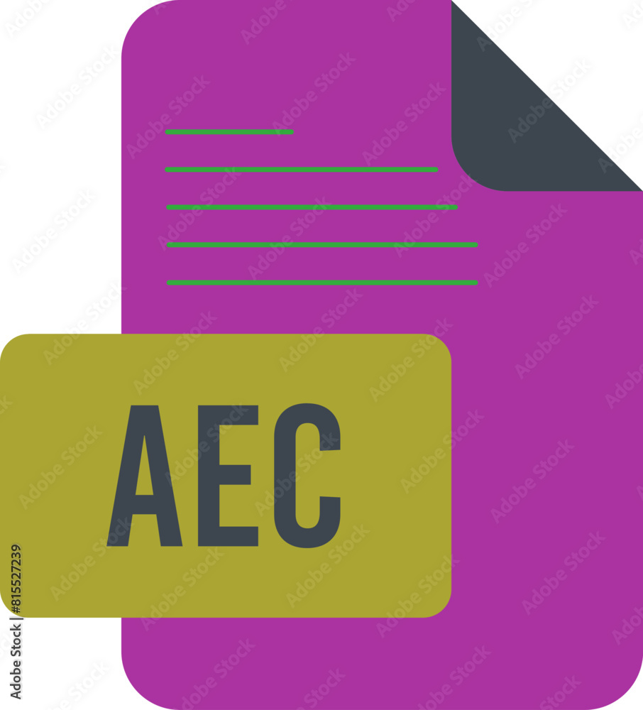 AEC ip Icon black & Grey fill with symbol AEC ip Icon black & Grey fill with symbol