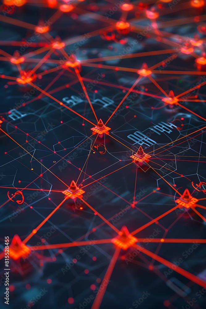 A visualization of an emergency response network A visualization of an emergency response network
